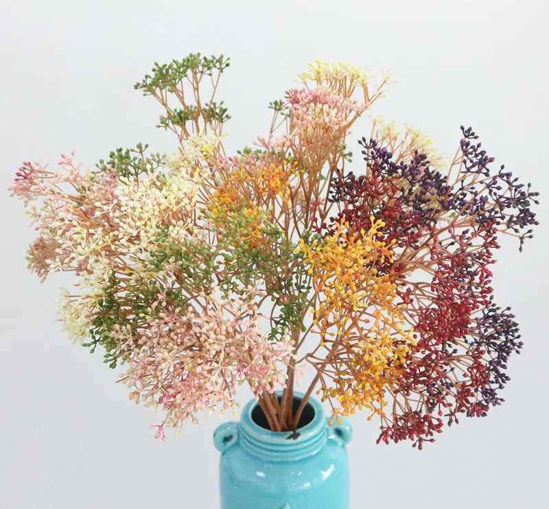 Flone Modern Simple Home Decoration Decorative Flower Plastic Flowers Artificial Plant Soft Rubber Fruit Imitation