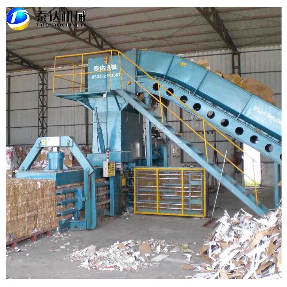 Full Automatic Waste Paper Baler Machine Tdq 1300 Buy Waste Baler