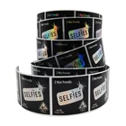 Custom Waterproof Glossy Laser Cut Vinyl Sticker Holographic Printer Sticker Labels