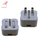 Smallest Wall Shaver Plug Power Type C Socket Micro USB Adaptor Euro EU Plug Travel Adapter UK