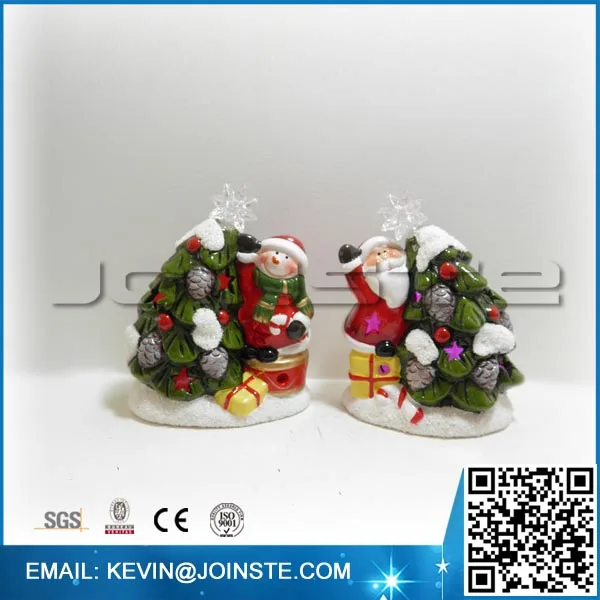 christmas decoration and gifts ceramic christmas tree led