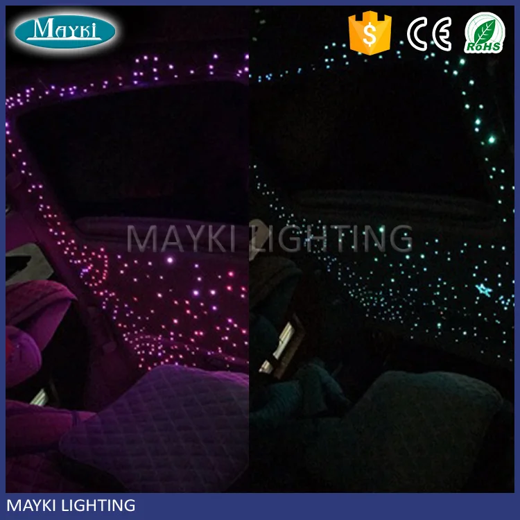 6w Rgb Car Roof Top Ceiling Star Light For Mini Led Light Engine And Pmma Fiber Optic Cable For Business Automobile Buy Car Roof Top Ceiling Star