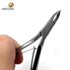 Professional elderly manicure cuticle nipper curved