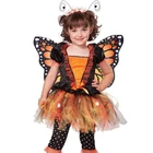 Hoe sale yellow black Butterfly kids costumes fancy dress for girls