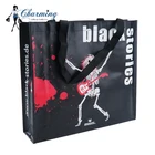 New Products Custom Printed Glossy Laminated Halloween Gift Nonwoven Tote Bag