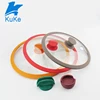 Characteristic universal cooking pot lids silica gel glass cover cookroom lid with silicone rim