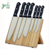 Kitchen wood Display Stand bamboo Magnetic Knife block