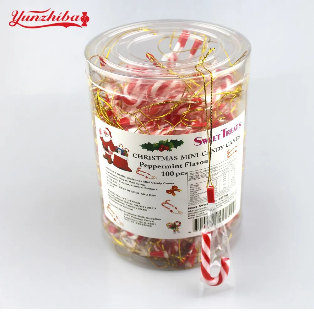 christmas decoration candy red white sweet mini candy canes
