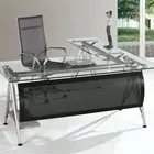hyaline tempered glass office desks (FOHJ-8031)