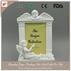Europe Style Resin Craft Antique White Angel Headstone Designs