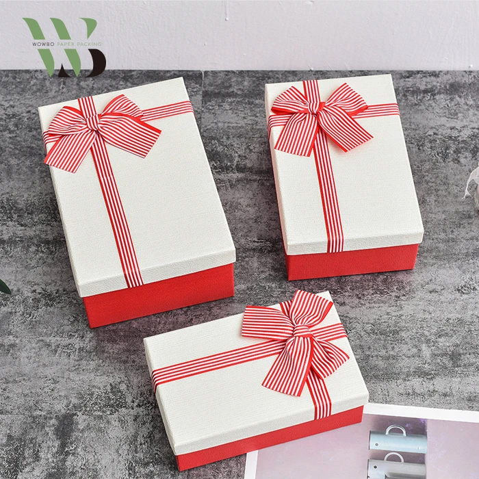 high quality luxury design gift box with lid for