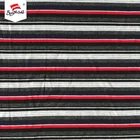 China factory rayon spandex 2*2 thick stripe knit rib fabric cuff for man shirt