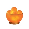 Modern Special Style 15W fire bowl balls shaped Himalayan Salt stone table lamp