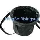 0.5mm outdoor folding &portable water bucket PVC waterproof bag for camping