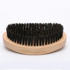 Factory Natural 100% Curve wood Comb Man Private Label Beard Brush