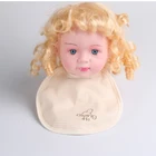 eco-friendly lacing baby saliva baby bib with printing