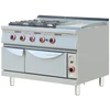 Commercial kitchen equipment gas cooker with oven 5 burner