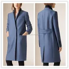 New fashion high quality oversize women cashmere wool blazer coat/ladies casual woolen coat NT138