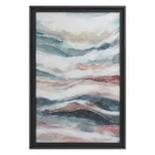 Crackle Glass Wall Art Abstract Decorative Hanging Home decor Frame Art