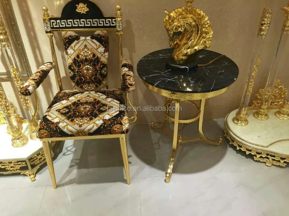 collection brass 18/24k gilded armchair/louis xv royal golden