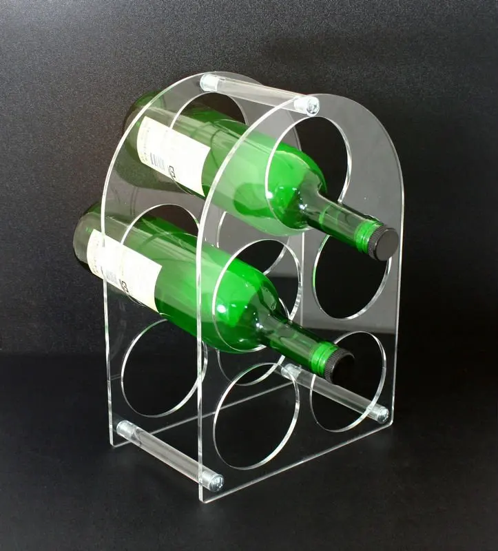 Unique Single Wine Bottle Display Holder (Shelf /Stand /Rack ), View Wine Bottle Holder, DALCO