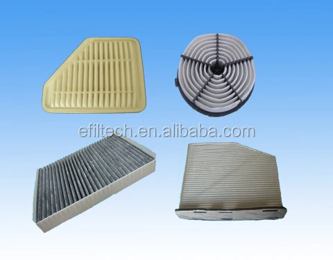 Professional automotive size nonwoven truck air filter