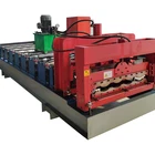 Glazed roof tile roll forming machine roof tile making machine
