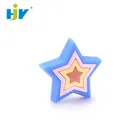 Cartoon Rubber Furniture Hardware Cabinet Desk Drawer Pull Kids Children Bedroom Knob