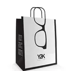 Full color printing paper gift bags for glasses packaging