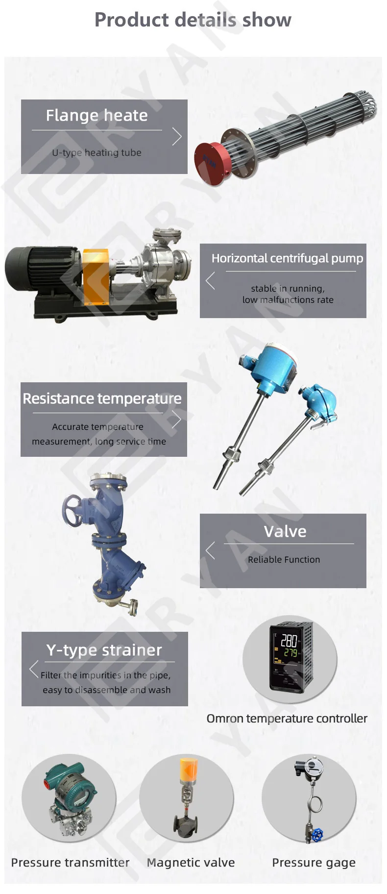 Electric Thermal Oil Heater, Explosion-proof, as required - detail 18