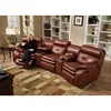 Foshan modern electric genuine cowhide leather recliner sofa