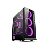 SNY Crystal Series W3 LED / RGB Steel / Aluminum / Tempered Glass ATX Full Tower PC Case good price shengyang Technology