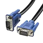 Factory Blue 15pin Male to Male VGA 3+6 Cable 1.5m 1.8m 3m 5m 10m 20m 30m for Computer HDTV Projector