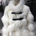 Cheap Winter women white Luxury plus size real fur coat women