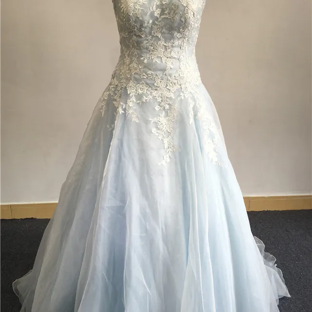 2017 Light Blue Wedding Dress Yuanwenjun Com