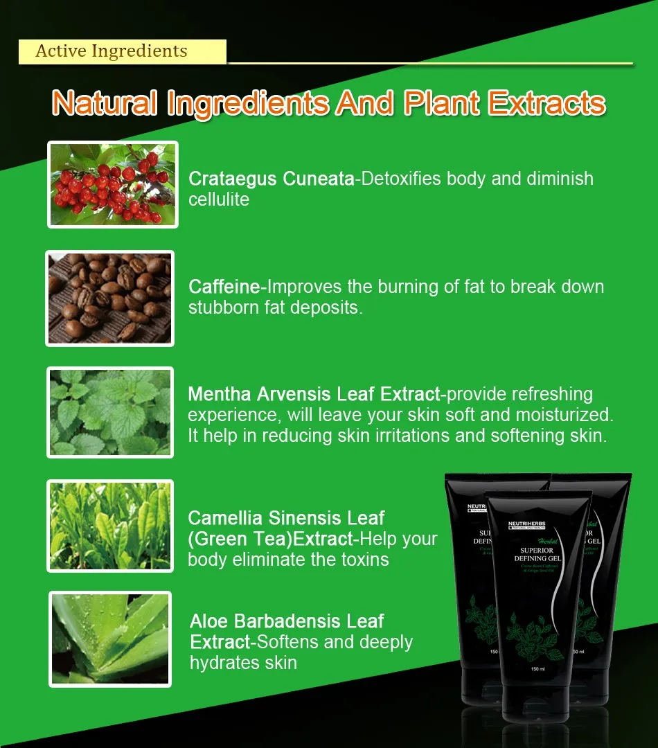 main ingredients: grataegue cuneata-detoxifes body and diminish