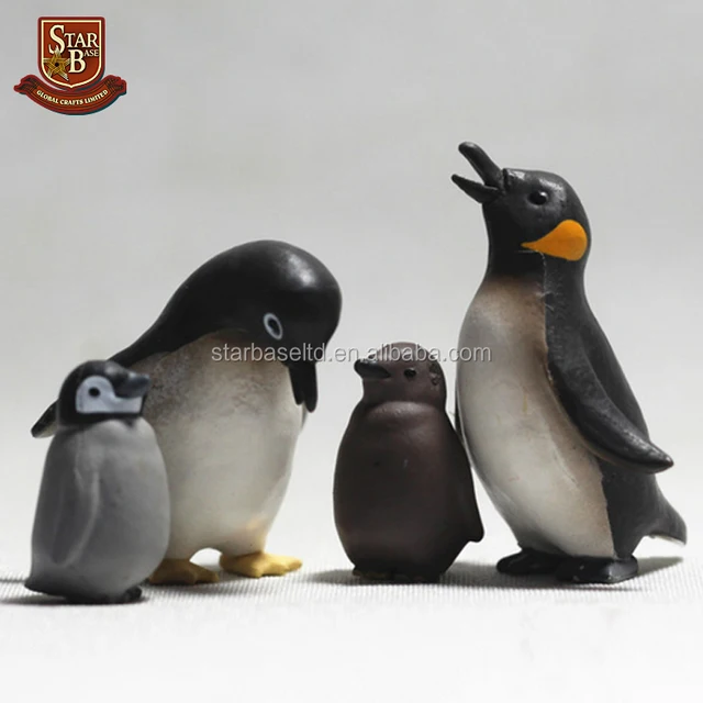 animals cute resin crafts fairy garden miniature penguin statues