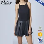 Latest Washed Leather women's casual dress office elegant style