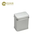Custom printed small rectangle metal tin box for candy
