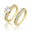 12801 xuping couple gold rings and wedding bands, natural diamond rings wedding engagement