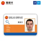 customized design double printing PVC photo ID Cards With T5577 for staffs