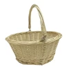 folding willow basket with lid handmade gift basket