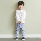 Bebezoo high quality child clothes kids autumn pure cotton clothes sets girl/boy long sleeve 2-3 year pullover set comfortable