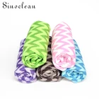Customizable wave pattern microfiber cloth
