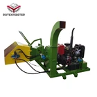 Forestry Use Mobile Wood Chipper Machine With New CE Certification