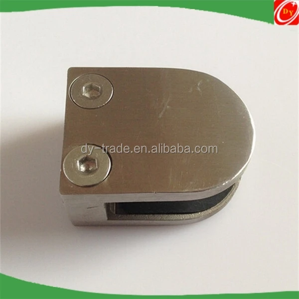 stainless steel casting glass clamp,glass holder, U shape glass clips