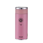 china custom logo drinking water bottle small double wall vacuum stainless steel thermos cup