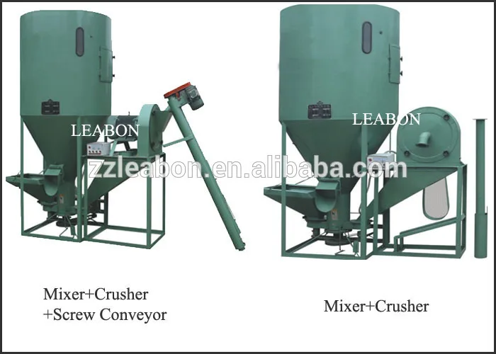 Vertical Type Homemade Feed Mixers in Agriculture, View feed mixers in