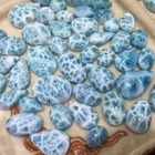 Round, Oval, Pear, Square,Cush Natural Larimar cabochons