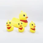 bath duck rubber family parents floating bath toy customize